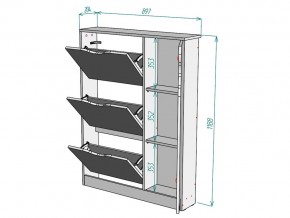 Обувница W111 в Сатке - satka.mebel74.com | фото 3