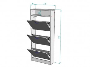 Обувница W116 в Сатке - satka.mebel74.com | фото 3