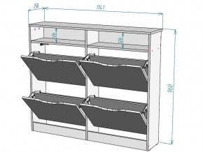 Обувница W16 в Сатке - satka.mebel74.com | фото 3