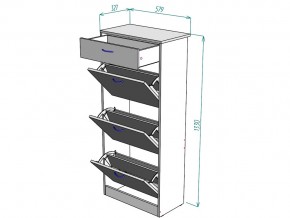 Обувница W23 в Сатке - satka.mebel74.com | фото 3