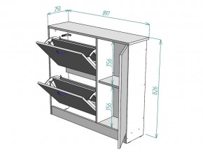 Обувница W31 в Сатке - satka.mebel74.com | фото 3