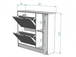 Обувница W32 в Сатке - satka.mebel74.com | фото 3