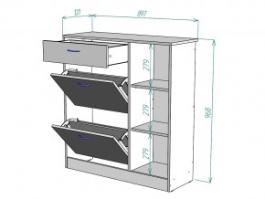 Обувница W33 в Сатке - satka.mebel74.com | фото 3