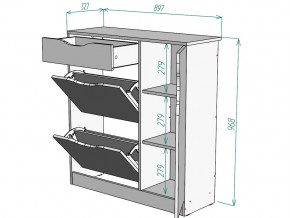 Обувница W36 в Сатке - satka.mebel74.com | фото 3