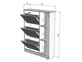 Обувница W39 в Сатке - satka.mebel74.com | фото 3