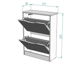 Обувница W4 в Сатке - satka.mebel74.com | фото 3