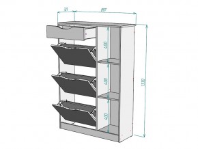 Обувница W42 в Сатке - satka.mebel74.com | фото 3