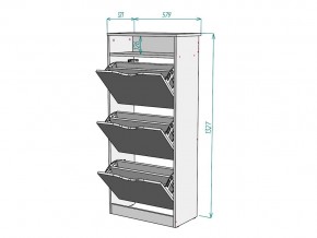 Обувница W46 в Сатке - satka.mebel74.com | фото 3