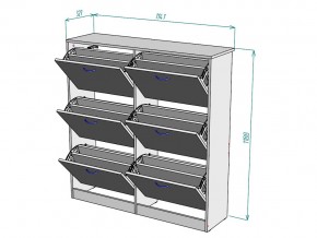 Обувница W49 в Сатке - satka.mebel74.com | фото 3