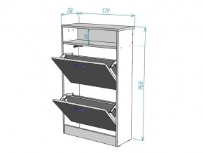 Обувница W5 в Сатке - satka.mebel74.com | фото 3