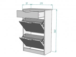 Обувница W59 в Сатке - satka.mebel74.com | фото 3