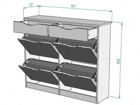 Обувница W63 в Сатке - satka.mebel74.com | фото 3