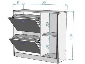 Обувница W69 в Сатке - satka.mebel74.com | фото 3