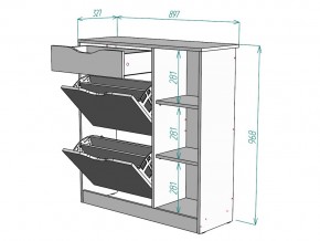 Обувница W72 в Сатке - satka.mebel74.com | фото 3