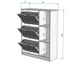 Обувница W76 в Сатке - satka.mebel74.com | фото 3