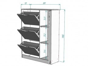 Обувница W79 в Сатке - satka.mebel74.com | фото 3