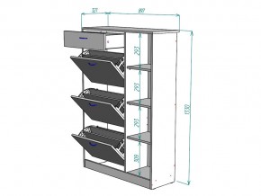 Обувница W80 в Сатке - satka.mebel74.com | фото 3