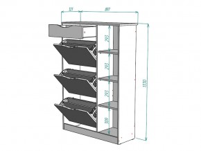 Обувница W81 в Сатке - satka.mebel74.com | фото 3