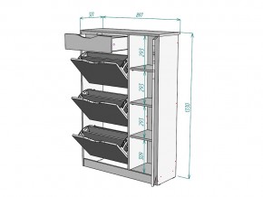 Обувница W83 в Сатке - satka.mebel74.com | фото 3