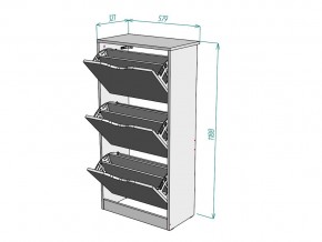 Обувница W87 в Сатке - satka.mebel74.com | фото 3