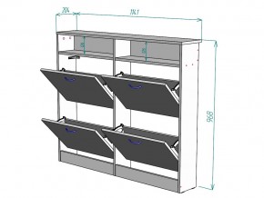 Обувница W95 в Сатке - satka.mebel74.com | фото 3