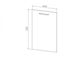 П 45 Комплект для посудомоечной машины 450 мм (цоколь + фасад) ЛДСП в Сатке - satka.mebel74.com | фото