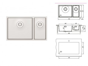 Подстольная мойка Оптима-HM 460/220.400.20.10 в Сатке - satka.mebel74.com | фото 2