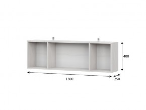 Полка навесная 1300 Серия №4 Гамма 20 венге в Сатке - satka.mebel74.com | фото 2