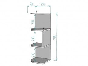 Полка S106 в Сатке - satka.mebel74.com | фото 3