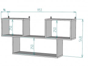 Полка S107 в Сатке - satka.mebel74.com | фото 3