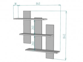 Полка S108 в Сатке - satka.mebel74.com | фото 3