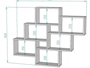 Полка S12 в Сатке - satka.mebel74.com | фото 3