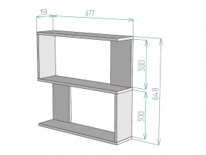 Полка S31 в Сатке - satka.mebel74.com | фото 3