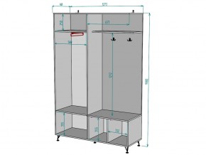 Прихожая Лофт V17 в Сатке - satka.mebel74.com | фото 3