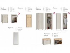 Прихожая Оскар-7 (А) Ясень Анкор светлый в Сатке - satka.mebel74.com | фото 5