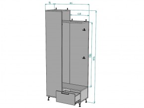 Прихожая с зеркалом Лофт V27_M в Сатке - satka.mebel74.com | фото 3