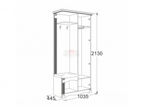 Прихожая Саша 16 в Сатке - satka.mebel74.com | фото 2