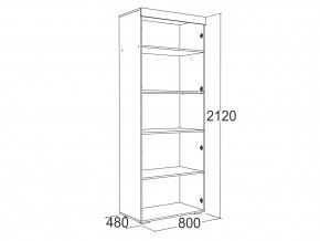 Шкаф 2-х дверный для белья Ольга 19 в Сатке - satka.mebel74.com | фото 2