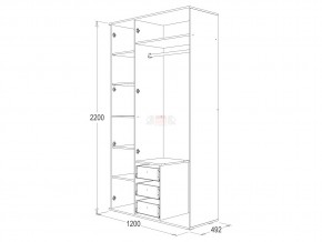 Шкаф 3-х створчатый Ольга 14 в Сатке - satka.mebel74.com | фото 2