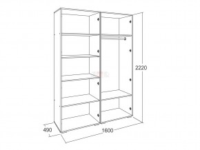 Шкаф 4-х створчатый Ольга 17 в Сатке - satka.mebel74.com | фото 2