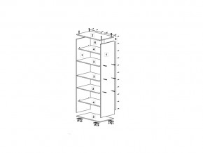 Шкаф 600 для одежды ДМ ТМК Дуб млечный-лайм в Сатке - satka.mebel74.com | фото 2