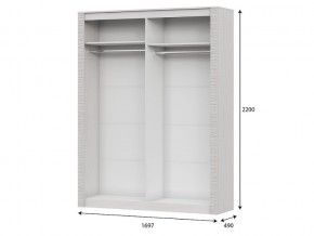 Шкаф четырехстворчатый Гамма 20 Сандал светлый Серия №4 в Сатке - satka.mebel74.com | фото 2