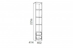 Шкаф для белья Фанк НМ 013.01-02 М1 с ящиками в Сатке - satka.mebel74.com | фото 3