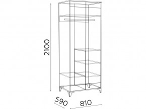 Шкаф двухдверный Гринвич мод.8 в Сатке - satka.mebel74.com | фото 3