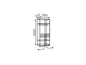 Шкаф двухдверный Моника мод.7 и мод.10.1 в Сатке - satka.mebel74.com | фото 2