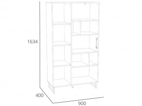 Шкаф комбинированный Фолк НМ 014.58 в Сатке - satka.mebel74.com | фото 2