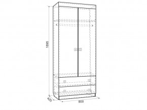 Шкаф комбинированный с ящиками двухстворчатый Форсаж в Сатке - satka.mebel74.com | фото 2