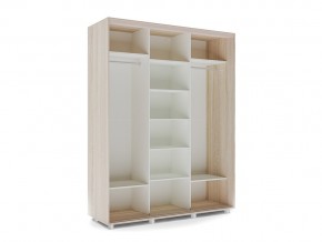 Шкаф-купе Дивный ОД 18-6-112 трехдверный белый в Сатке - satka.mebel74.com | фото 2