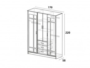 Шкаф купе Лорд белый гладкий в Сатке - satka.mebel74.com | фото 2