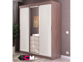 Шкаф купе Лидер 3К ясень в Сатке - satka.mebel74.com | фото